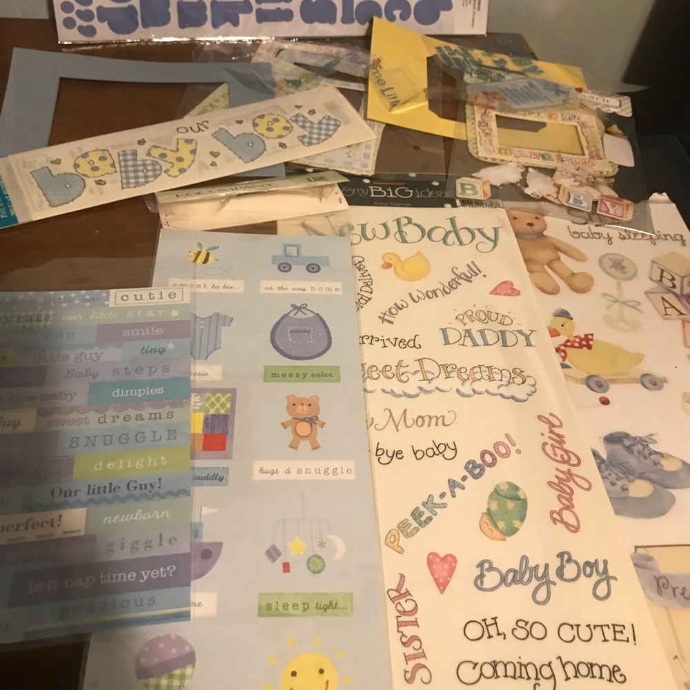 Mixed lot baby boy stickers